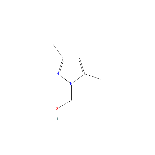 Chemical structure of 3,5-Dimethylpyrazol-1-methanol