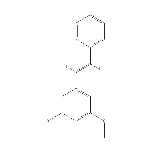 Chemical structure of 3,5-Dimethoxystilbene