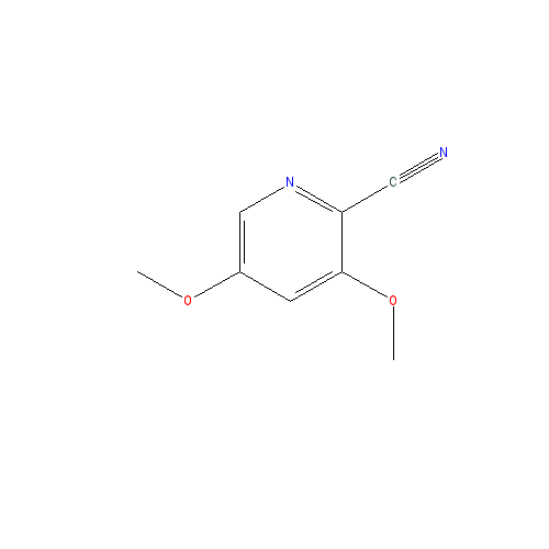 Chemical structure of 3,5-Dimethoxypicolinonitrile