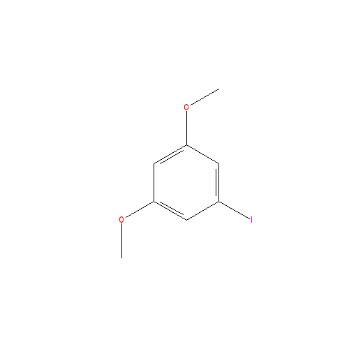 Chemical structure of 3,5-dimethoxyiodobenzene