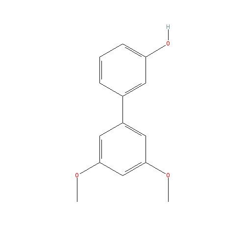 Chemical structure of 3',5'-Dimethoxybiphenyl-3-ol