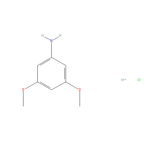 Chemical structure of 3,5-dimethoxyaniline,hydrochloride