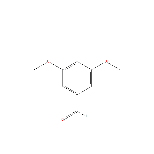 Chemical structure of 3,5-Dimethoxy-4-methylbenzaldehyde
