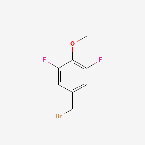 Chemical structure of 3,5-Difluoro-4-methoxybenzyl bromide