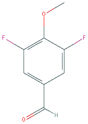 Chemical structure of 3,5-Difluoro-4-methoxybenzaldehyde