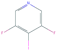 Chemical structure of 3,5-Difluoro-4-iodopyridine