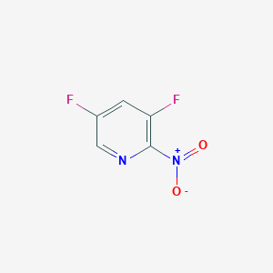 Chemical structure of 3,5-Difluoro-2-nitropyridine