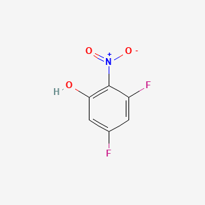 Chemical structure of 3,5-Difluoro-2-nitrophenol