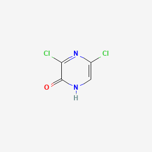 Chemical structure of 3,5-Dichloropyrazin-2(1H)-one