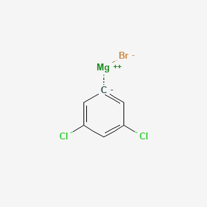 Chemical structure of 3,5-Dichlorophenylmagnesium bromide