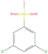 Chemical structure of 3,5-Dichlorophenyl Methyl Sulphone