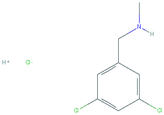 Chemical structure of 3,5-Dichloro-N-methylbenzylamine hydrochloride