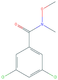 Chemical structure of 3,5-Dichloro-N-methoxy-N-methylbenzamide