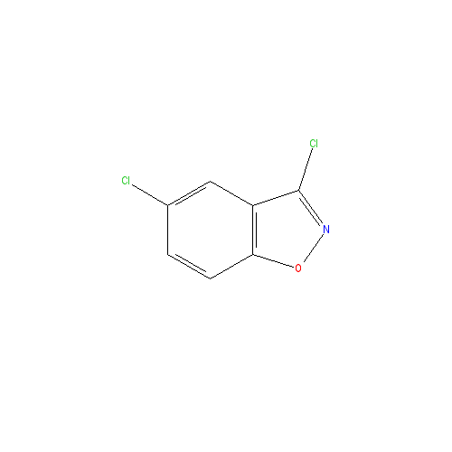Chemical structure of 3,5-Dichloro-1,2-benzoxazole