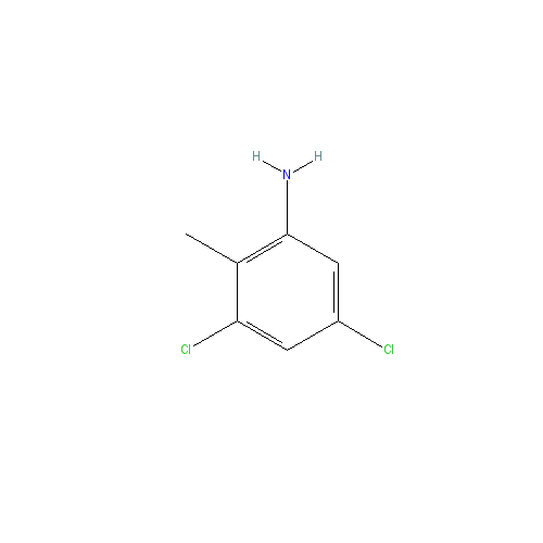 Chemical structure of 3,5-Dichloro-2-methylaniline