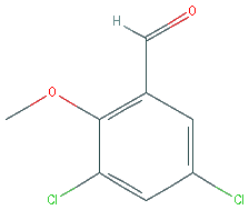 Chemical structure of 3,5-Dichloro-2-methoxybenzaldehyde
