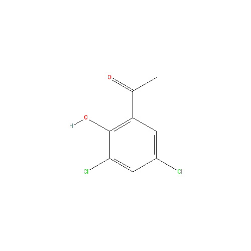 Chemical structure of 3',5'-Dichloro-2'-hydroxyacetophenone