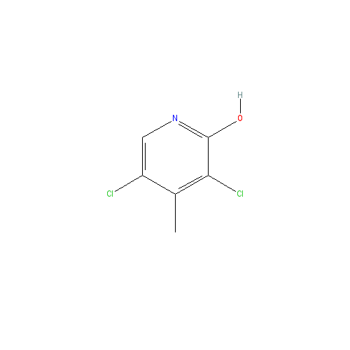 Chemical structure of 3,5-Dichloro-2-hydroxy-4-methylpyridine