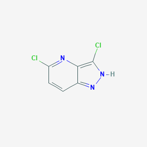 Chemical structure of 3,5-Dichloro-1H-pyrazolo[4,3-b]pyridine