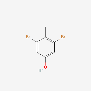 Chemical structure of 3,5-Dibromo-p-cresol
