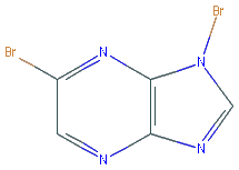 Chemical structure of 3,5-Dibromoimidazo[1,2-a]pyrazine