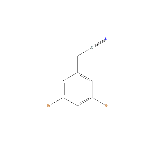 Chemical structure of 3,5-Dibromobenzylcyanide