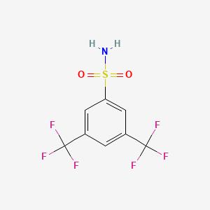 Chemical structure of 3,5-Bis(trifluoromethyl)benzenesulfonamide