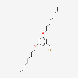Chemical structure of 3,5-Bis(octyloxy)benzyl bromide