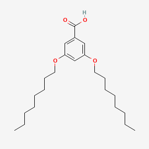 Chemical structure of 3,5-Bis(octyloxy)benzoic acid
