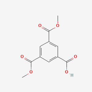 Chemical structure of 3,5-Bis(methoxycarbonyl)benzoic acid