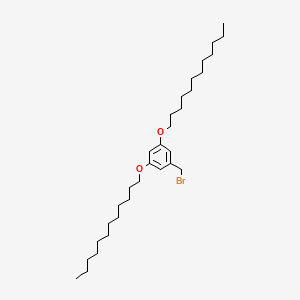 Chemical structure of 3,5-Bis(dodecyloxy)benzyl bromide