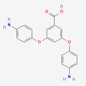 Chemical structure of 3,5-Bis(4-aminophenoxy)benzoic Acid