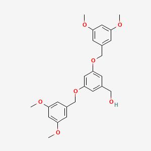 Chemical structure of 3,5-Bis(3,5-dimethoxybenzyloxy)benzyl Alcohol