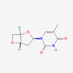 Chemical structure of 3',5'-Anhydrothymidine