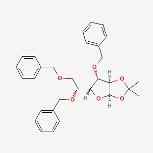 Chemical structure of 3,5,6-Tri-O-benzyl-1,2-O-Isopropylidene-α-D-glucofuranose