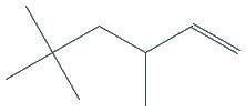 Chemical structure of 3,5,5-Trimethyl-1-hexene