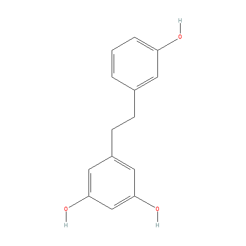 Chemical structure of 3,5,3'-Trihydroxybibenzyl