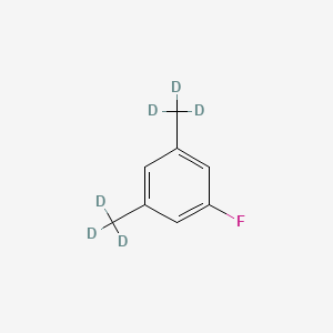 Chemical structure of 3,5-(Dimethyl-d6)-fluorobenzene