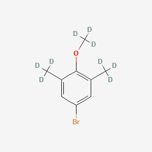 Chemical structure of 3,5-(Dimethyl-d6)-4-(methoxy-d3)-bromobenzene