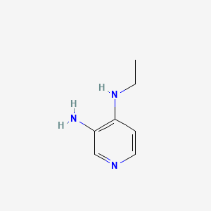 Chemical structure of 4-N-ethylpyridine-3,4-diamine