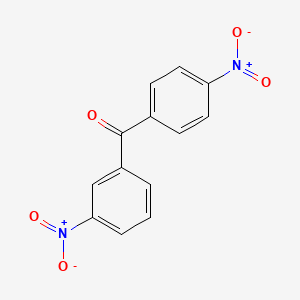 Chemical structure of 3,4'-Dinitrobenzophenone