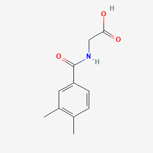 Chemical structure of 3,4-Dimethylhippuric Acid
