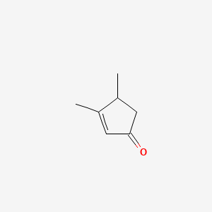 Chemical structure of 3,4-Dimethylcyclopent-2-enone