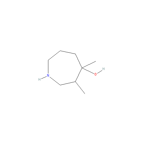 Chemical structure of 3,4-Dimethylazepan-4-Ol Hydrochloride