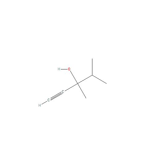 Chemical structure of 3,4-Dimethyl-1-pentyn-3-ol