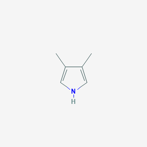 Chemical structure of 3,4-Dimethylpyrrole