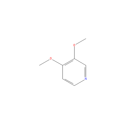 Chemical structure of 3,4-Dimethoxypyridine