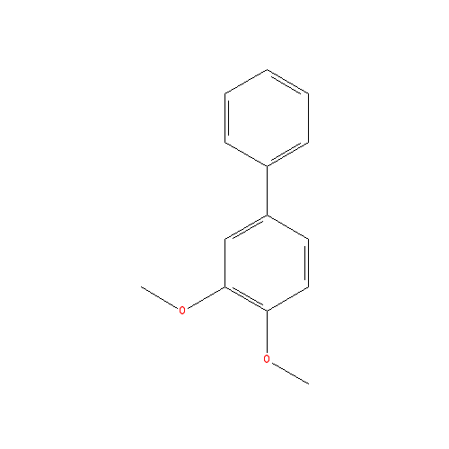 Chemical structure of 3,4-Dimethoxybiphenyl
