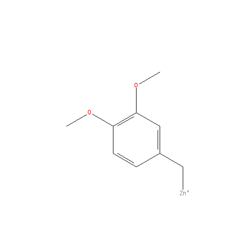 Chemical structure of 3,4-DIMETHOXYBENZYLZINC CHLORIDE