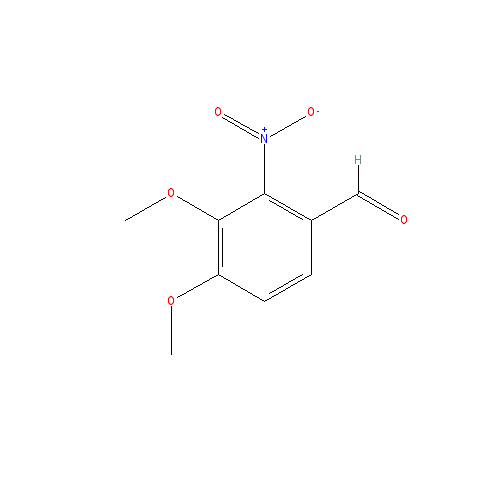 Chemical structure of Nitroveratraldehyde